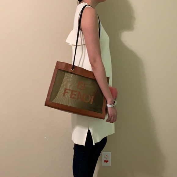 FENDI Mesh Shopper Bag - Picture 16 of 16